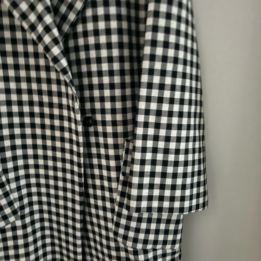 Oversized Chic Gingham Checkered Spring Summer Co… - image 3